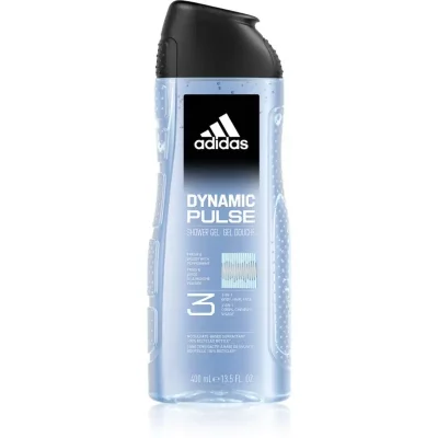 Adidas Dynamic Pulse żel pod prysznic do twarzy, ciała i włosów 3 w 1 400 ml
