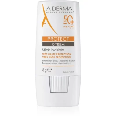 A-Derma Protect X-Trem Invisible Stick sztyft ochronny do miejsc wrażliwych SPF 50+ 8 g