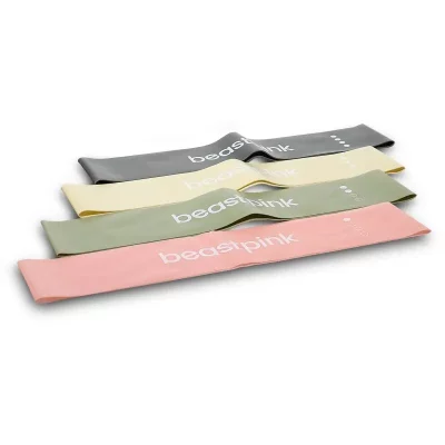 BeastPink Resistance Set zestaw gum oporowych do ćwiczeń wzmacniających