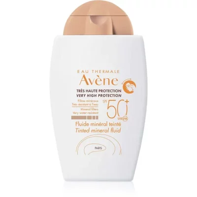 Avène Sun Mineral Fluid Tinted pielęgnacja ochronna przed promieniami słonecznymi SPF 50+ 40 ml