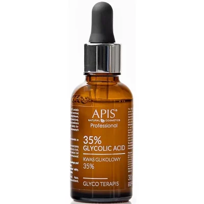 Apis Natural Cosmetics TerApis 35% Glycolic Acid serum wygładzająco-złuszczające regenerująca i odnawiająca skórę 30 ml