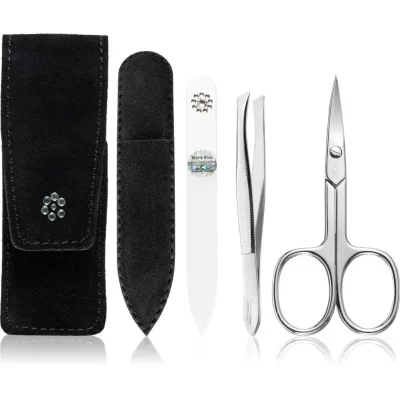 DuKaS Premium Line Solingen 876 zestaw do manicure opakowanie podróżne Black