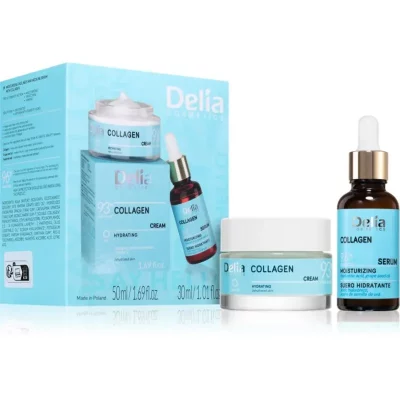 Delia Cosmetics Collagen Set zestaw upominkowy do twarzy, szyi i dekoltu