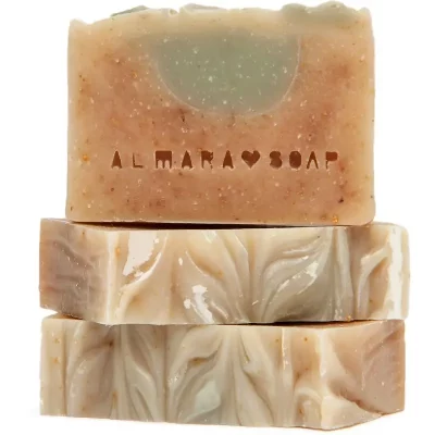 Almara Soap Natural Lemon Tea Tree naturalne mydło w kostce do cery tłustej i problematycznej 90 g