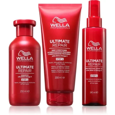 Wella Professionals Ultimate Repair Set wygodne opakowanie do włosów zniszczonych