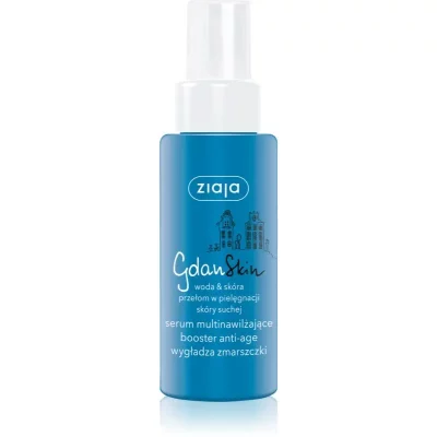 Ziaja Gdanskin serum multinawilżające booster anti-age wygładza zmarszczki 50 ml