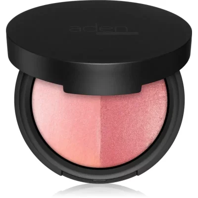 Aden Cosmetics Terracotta Baked Blusher Duo pudrowy róż odcień 01 7 g