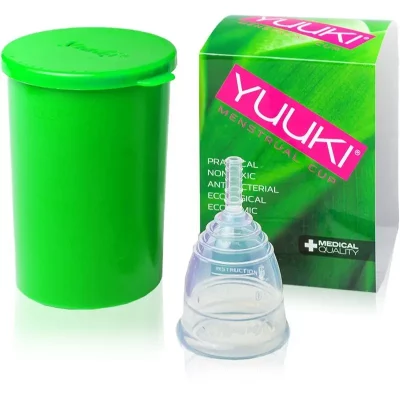 Yuuki Soft 1 + cup kubeczek menstruacyjny rozmiar large (⌀ 46 mm, 24 ml) 1 szt.