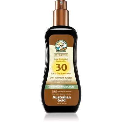 Australian Gold Spray Gel Sunscreen With Instant Bronzer tonujący żel ochronny SPF 30 237 ml