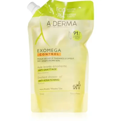 A-Derma Exomega Control Emollient Shower Oil zmiękczający olejek pod prysznic napełnienie 500 ml