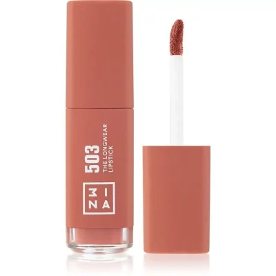 3INA The Longwear Lipstick długotrwała szminka w płynie odcień 503 - Nude 6 ml