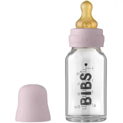 BIBS Baby Glass Bottle 110 ml butelka dla niemowląt Dusky Lilac 110 ml