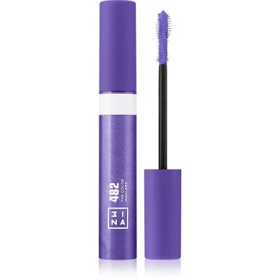 3INA The Color Mascara tusz do rzęs odcień 482 - Purple 14 ml