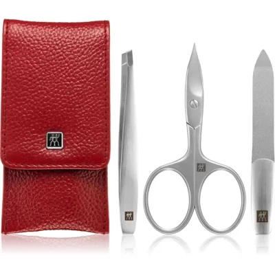 Zwilling Premium Red zestaw do manicure