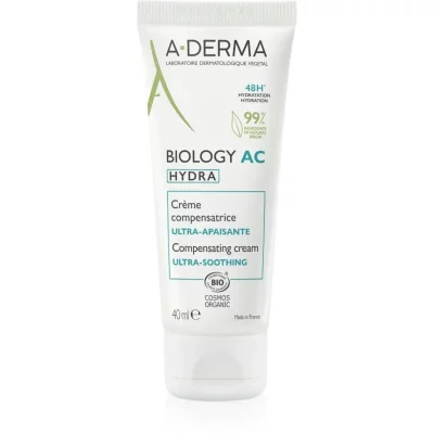 A-Derma Biology AC Hydra kojący krem nawilżający 48-godzinny efekt 40 ml