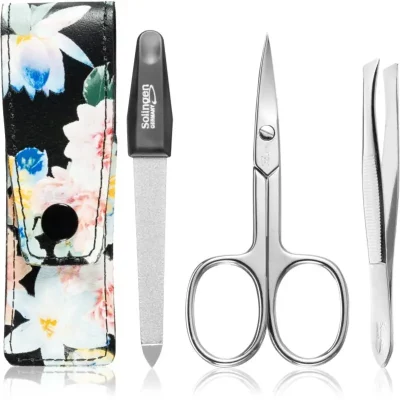 DuKaS Premium Line Solingen 878 zestaw podróżny Pastel Flowers