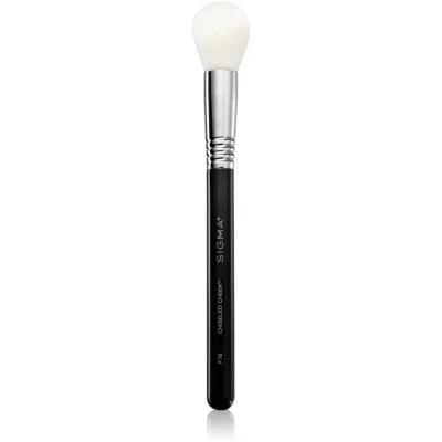 Sigma Beauty Face F76 Chiseled Cheek™ średni pędzel do produktów w płynie, kremie i pudrze 1 szt.