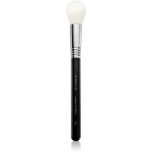 Sigma Beauty Face F76 Chiseled Cheek™ średni pędzel do produktów w płynie, kremie i pudrze 1 szt.