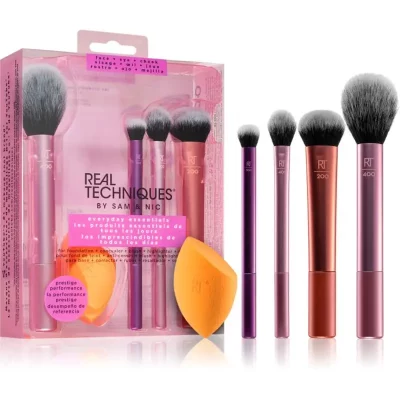 Real Techniques Everyday Essentials zestaw pędzli nadający idealny wygląd