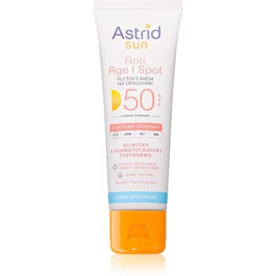 Astrid Sun krem do opalania twarzy przeciw starzeniu się skóry SPF 50 50 ml