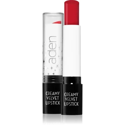 Aden Cosmetics Creamy Velvet Lipstick kremowa szminka do ust odcień 08 Scarlett Heart 3 g