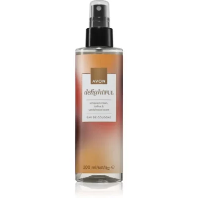 Avon DelightFull Whipped Cream & Toffee & Sandalwood woda kolońska dla kobiet 200 ml