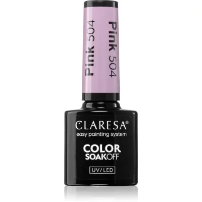 Claresa SoakOff UV/LED Color Balloon Journey lakier hybrydowy do paznokci odcień Pink 504 5 g