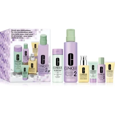 Clinique Skincare Set 3-Step Skincare Set For Dry Skin zestaw upominkowy do skóry suchej