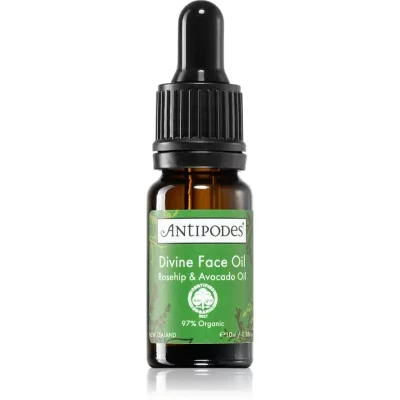 Antipodes Divine Face Oil Rosehip & Avocado Oil serum ochronne przeciw pierwszym oznakom starzenia skóry 10 ml