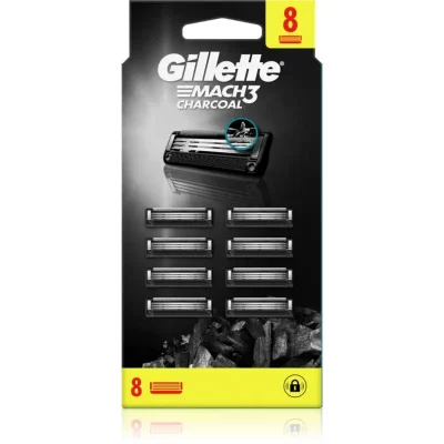 Gillette Mach3 Charcoal zapasowe ostrza 8 szt.