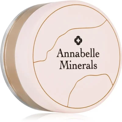 Annabelle Minerals Coverage Mineral Foundation mineralny podkład pudrowy nadający doskonały wygląd odcień Golden Medium 4 g