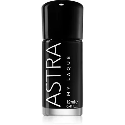 Astra Make-up My Laque 5 Free długotrwały lakier do paznokci odcień 45 Super Black 12 ml
