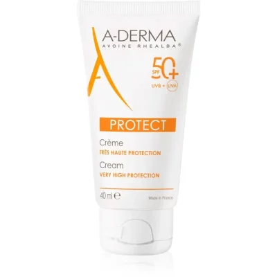 A-Derma Protect Cream krem ochronny do skóry normalnej i suchej SPF 50+ 40 ml