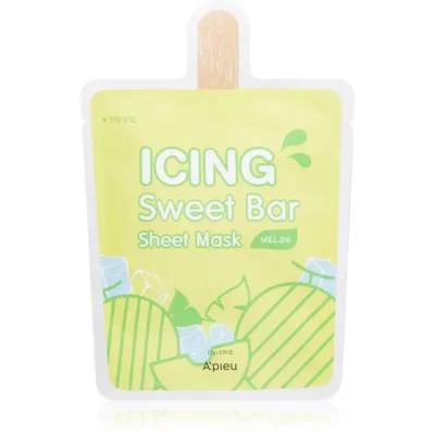 A’pieu Icing Sweet Bar Mask Melon maska łagodząca w płacie 21 g