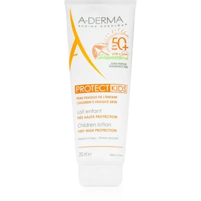 A-Derma Protect Kids Children Lotion ochronny krem do opalania dla dzieci SPF 50+ 250 ml