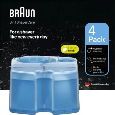 Braun CCR Refill LemonFresh zapasowe wkłady dla stacji czyszczącej z zapachem Lemon Fresh 4 szt.