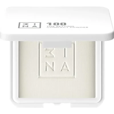 3INA The Setting Compact Powder transparentny puder w kompakcie odcień 100 11,5 g