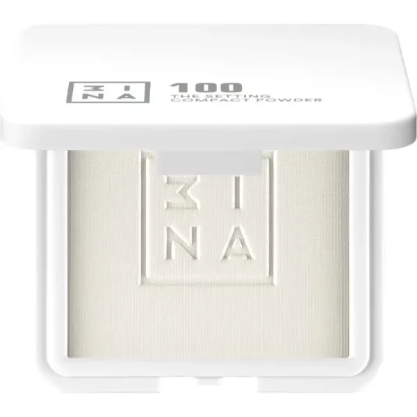 3INA The Setting Compact Powder transparentny puder w kompakcie odcień 100 11,5 g
