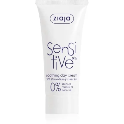 Ziaja Ulga krem łagodzący na dzień redukujący podrażnienia SPF 20 ochrona średnia SPF 20 50 ml