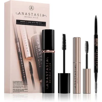 Anastasia Beverly Hills Brow & Lash Styling Kit zestaw upominkowy do oczu i brwi odcień Dark Brown