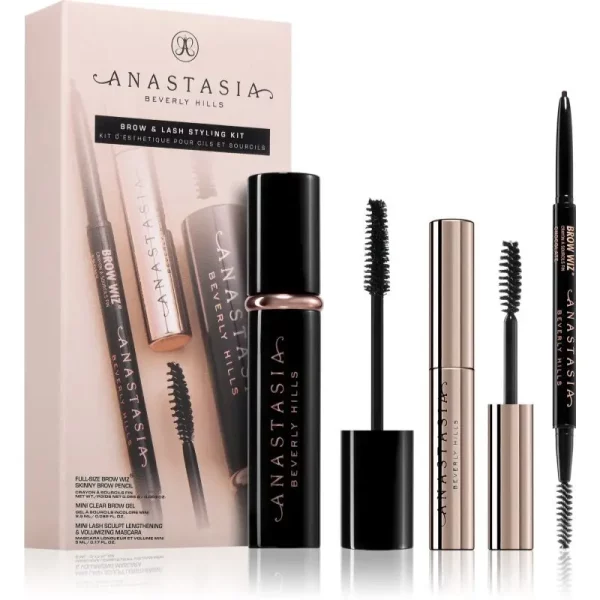 Anastasia Beverly Hills Brow & Lash Styling Kit zestaw upominkowy do oczu i brwi odcień Dark Brown