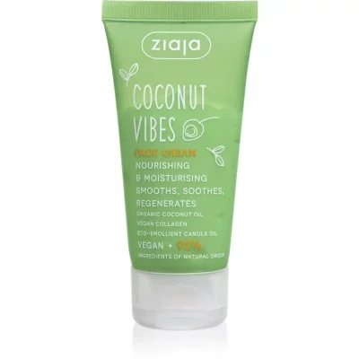 Ziaja Coconut Vibes nocny krem do twarzy regenerujące skórę 50 ml