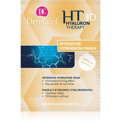 Dermacol Hyaluron Therapy 3D intensywna maska nawilżająca z kwasem hialuronowym 16 g