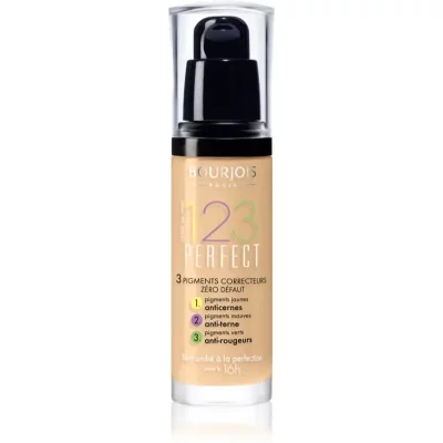 Bourjois 123 Perfect podkład w płynie nadający idealny wygląd odcień 53 Beige Clair SPF 10  30 ml