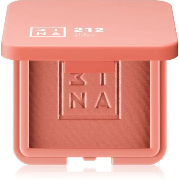 3INA The Blush róż w kompakcie odcień 212 Coral 7,5 g