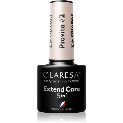 Claresa Extend Care 5 in 1 Provita baza do paznokci hybrydowych o działaniu regenerującym odcień #2 5 g