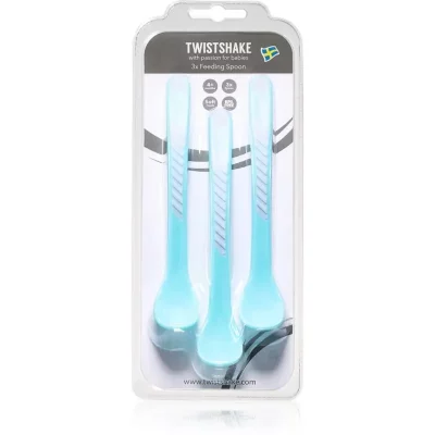 Twistshake Feeding Spoons łyżeczka 4+m Pastel Blue 3 szt.