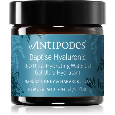 Antipodes Baptise H₂O Ultra-Hydrating Water Gel lekki, żelowy krem nawilżający do twarzy 60 ml