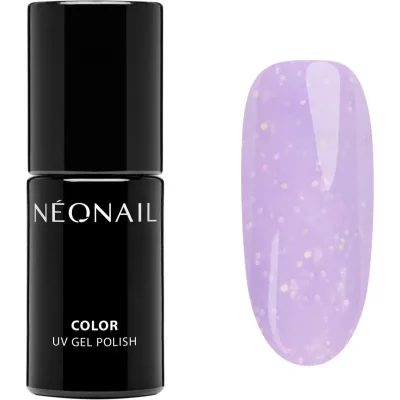 NEONAIL Baby Bloomer lakier hybrydowy do paznokci z brokatem odcień Purple-mazing 7,2 ml