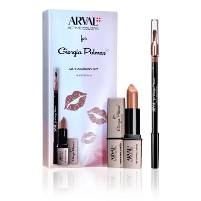 Arval THE LIP HARMONY KIT Nude Peach zestaw do makijażu dla kobiet